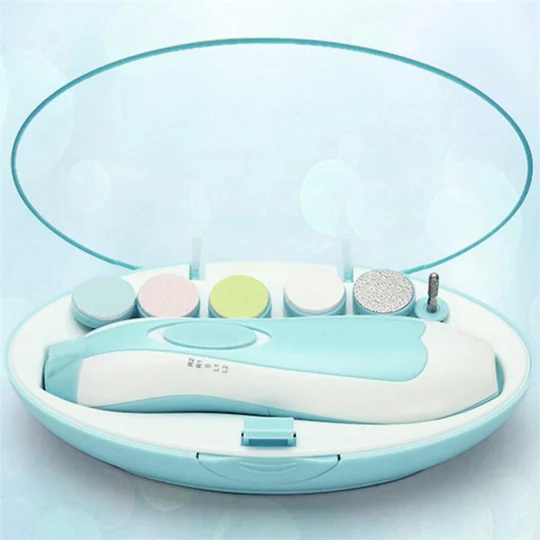 Safe Baby Nail Clipper Set, Electric Baby Nail Trimmer for Newborn or Toddler