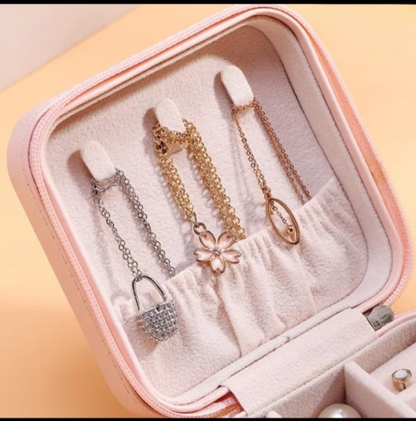 Jewelry Organizer Box , Mini Jewelry Box Travel Pu Leather | Jewelry Organizer Box