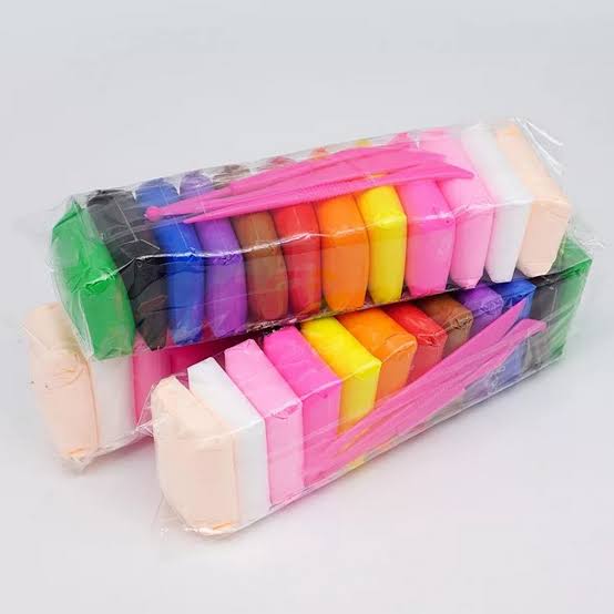Molding Clay For Kids Super Diy Clay 12 Colors Playdough / Clay Multi Colors 2 packet Set