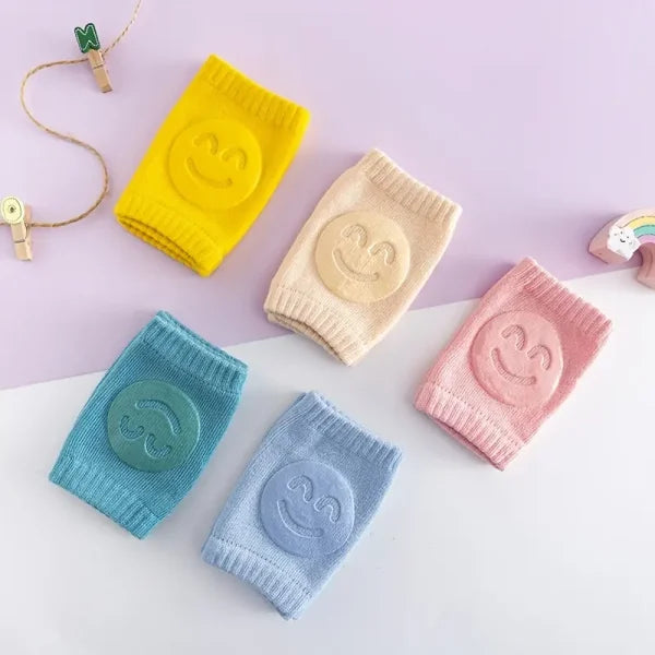 02 ( Pair ) – Soft & Protective Baby Knee Pads – Cushioned Support For Crawling Infants & Active Toddlers – Random Color