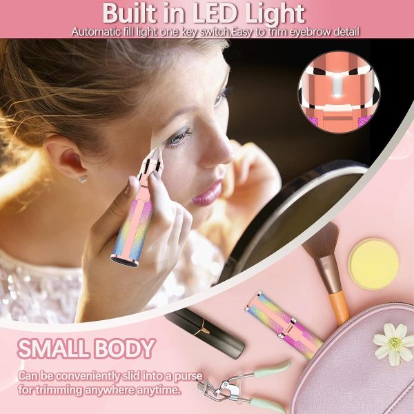 2 In 1 Electric Eyebrow Trimmer And Shaver, Flawless Facial Machine Razor, Painless Eyebrow Removal (rechargeable)