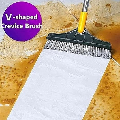 2 In 1 Floor Cleaning Brush Bathroom Tile Windows Floor Cleaning Brush With 120° Rotatable Head