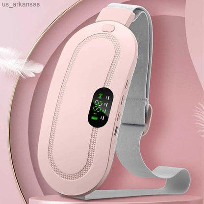 Digital Period Pain Relief Pad – Heating & Vibrating Belt for Menstrual Cramps