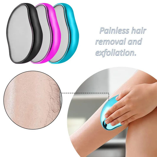 Crystal Hair Eraser Painless Exfoliation Hair Removal Tool For Arms Legs Back