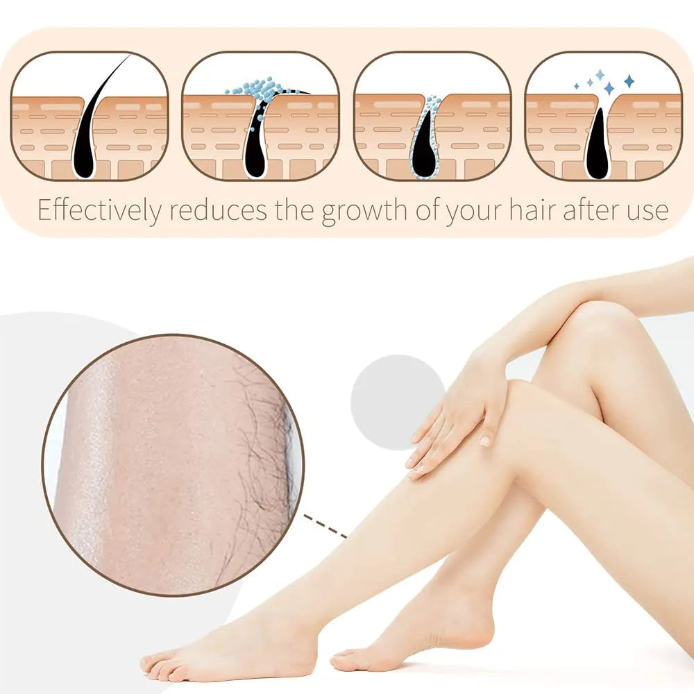 Crystal Hair Eraser Painless Exfoliation Hair Removal Tool For Arms Legs Back