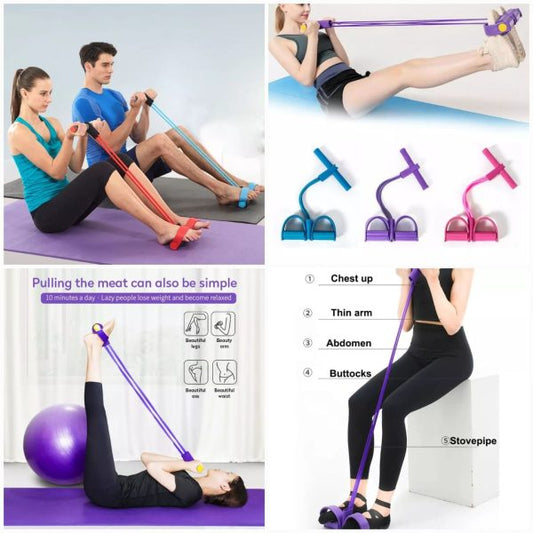 Double String Rubber Tummy Trimmer
