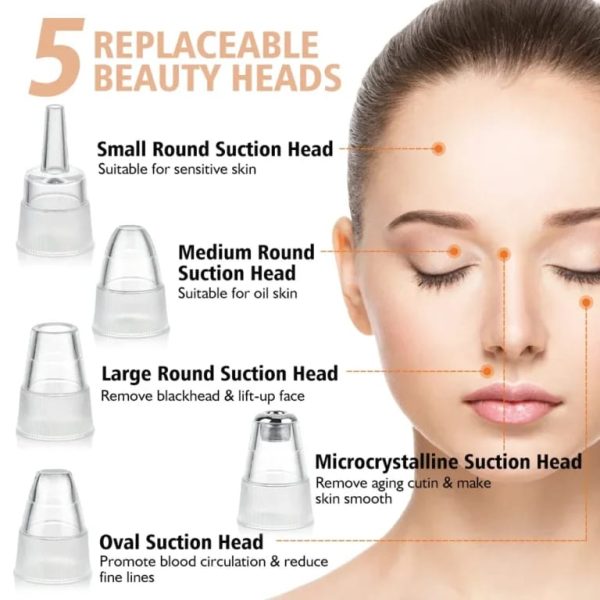 Blackhead Remover Vacuum Acne Cleaner Black Spots Removal Facial Deep Cleansing Pore Cleaner Machine