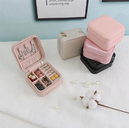 Jewelry Organizer Box , Mini Jewelry Box Travel Pu Leather | Jewelry Organizer Box