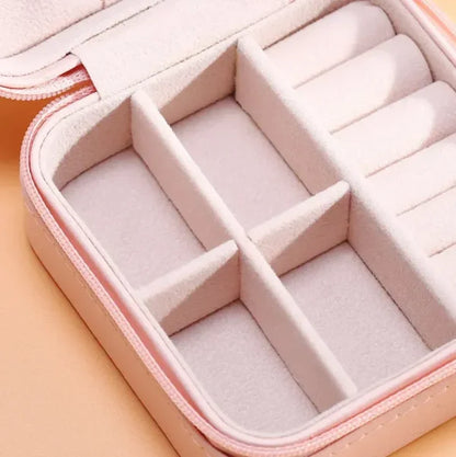 Jewelry Organizer Box , Mini Jewelry Box Travel Pu Leather | Jewelry Organizer Box