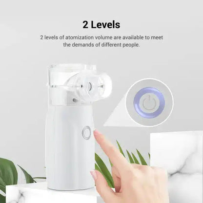 Portable Mesh Nebulizer Machine – Silent Handheld Inhaler for Kids & Adults