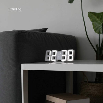 3D LED Digital Wall Clock
