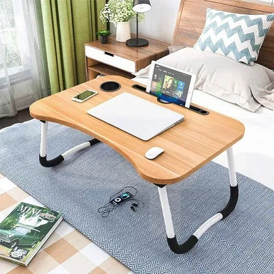 Laptop Table Modern Computer Desk Folding Multi-Purpose Laptop Table| Study Table| Bed Table| Writing Desk
