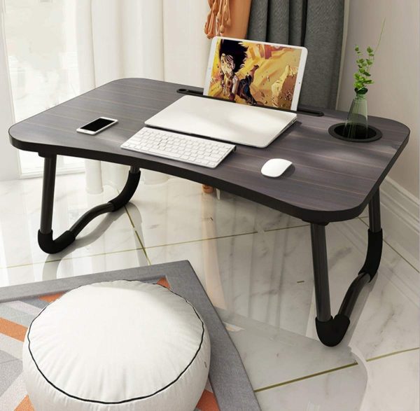 Laptop Table Modern Computer Desk Folding Multi-Purpose Laptop Table| Study Table| Bed Table| Writing Desk